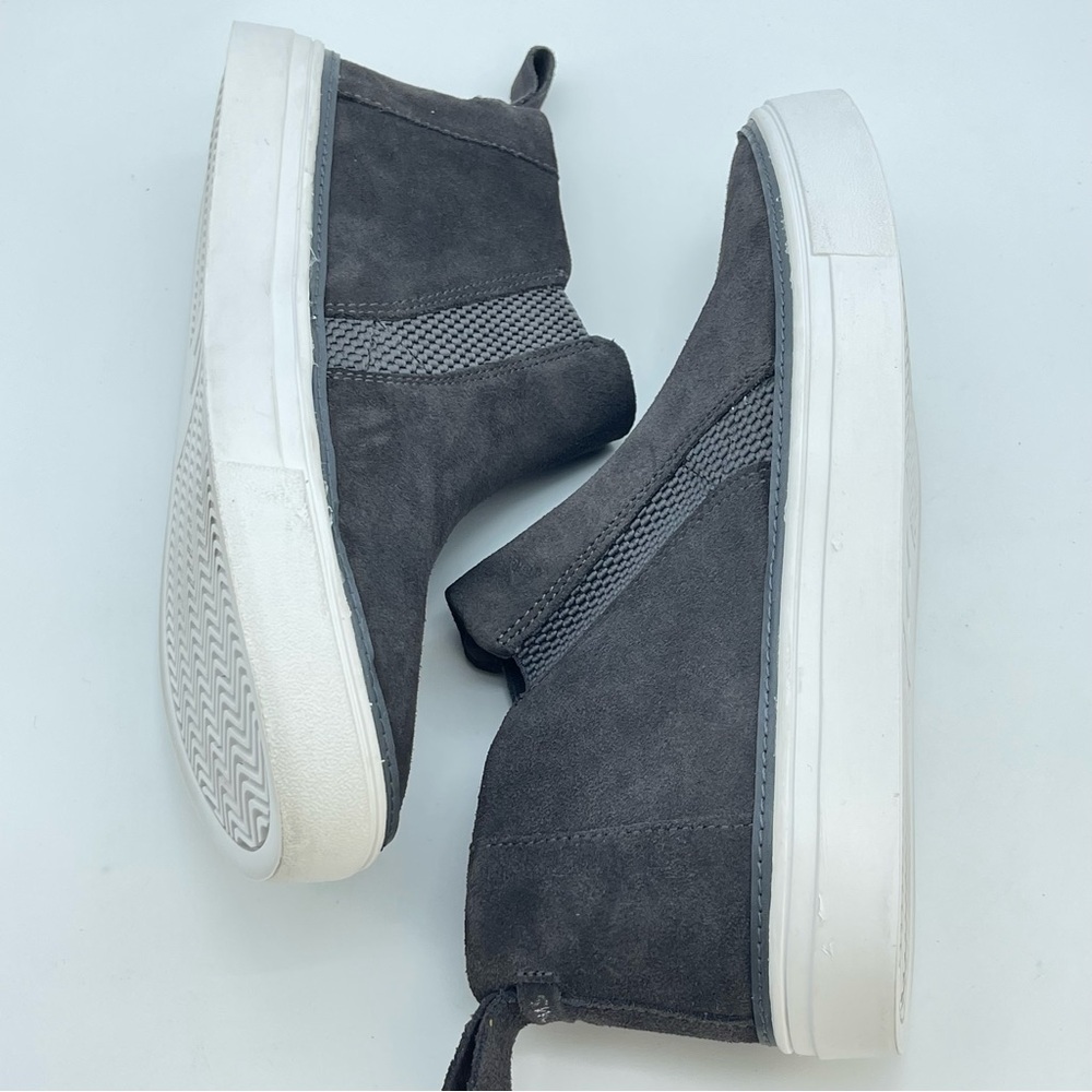 TOMS Bryce Slip On Sneakers | Gray Suede | Mid-Top Shoes Booties W 8 - Picture 5 of 12